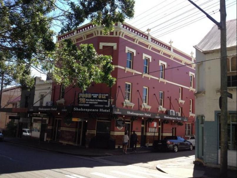 Shakespeare Hotel Surry Hills Экстерьер фото